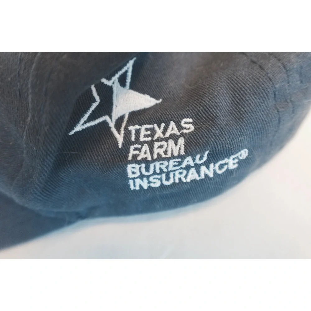 Texas Farm Bureau Insurance Navy Cast 4 Kids‎ Cotton Baseball Cap Adjustable
